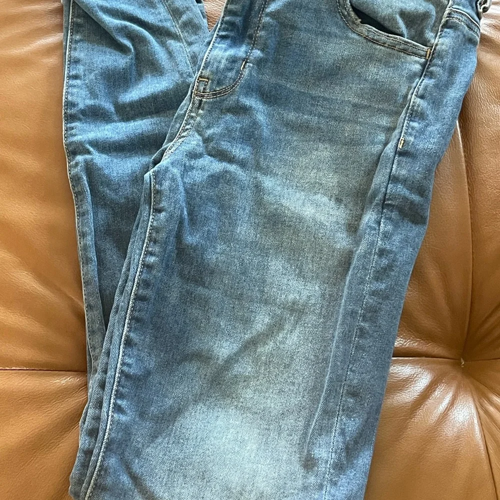 Blue Distressed Womens Jeans - Picture 8 of 8